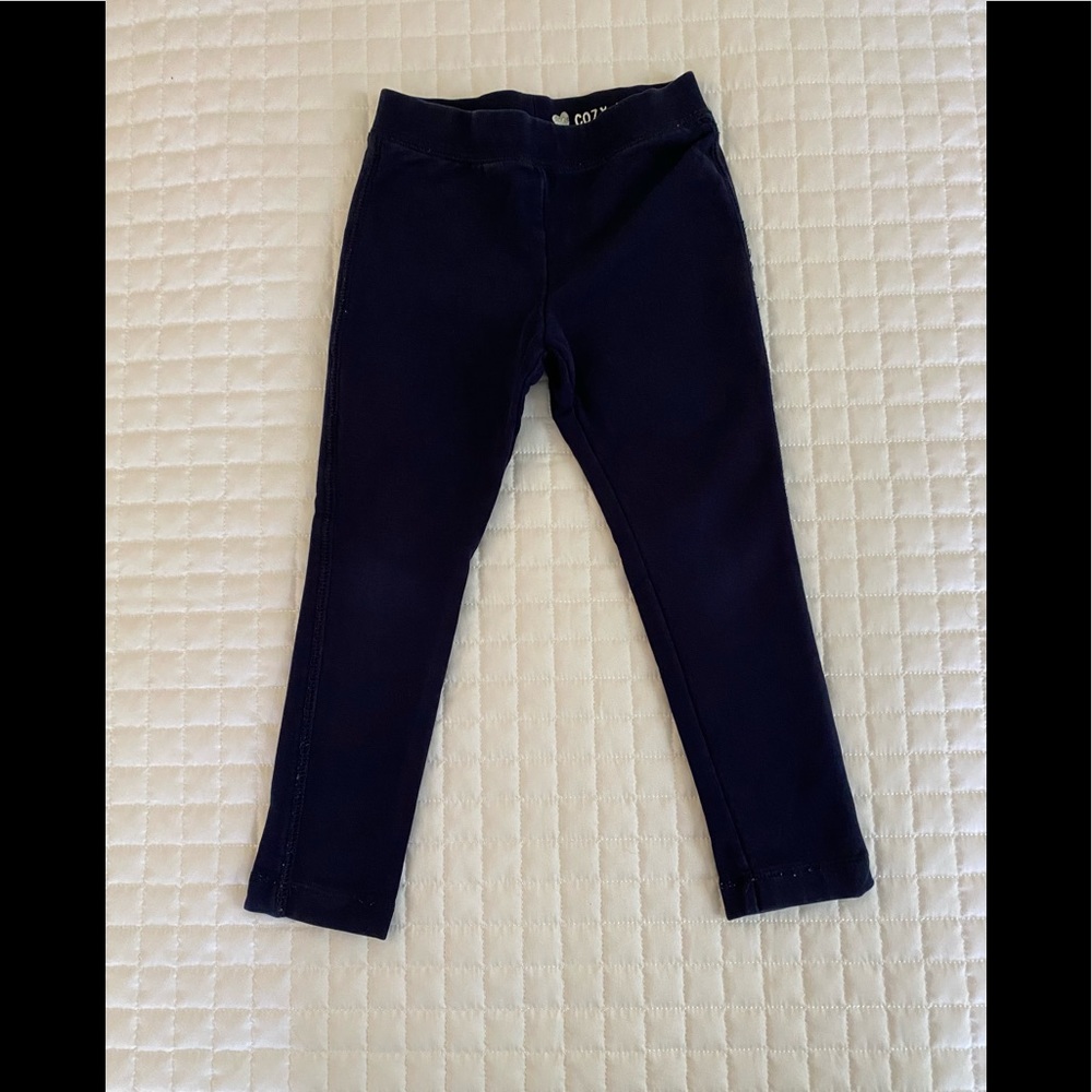 Crew Cuts Cozy Leggings Navy Size 5 (this is a second pair)